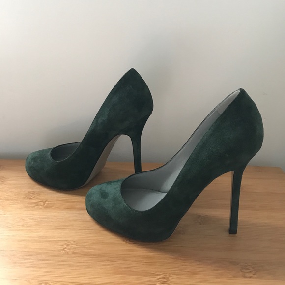 Sergio Rossi hidden platform suede pumps - Picture 4 of 8